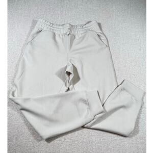 Spyder Men’s L Cream Activewear Joggers Elastic Waist Lightweight Pants Comfort